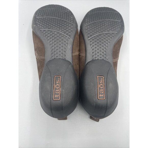 Taos Getaway Womens 10 Shoes Lace Up Brown Oxford Leather Casual Comfort - Picture 9 of 9